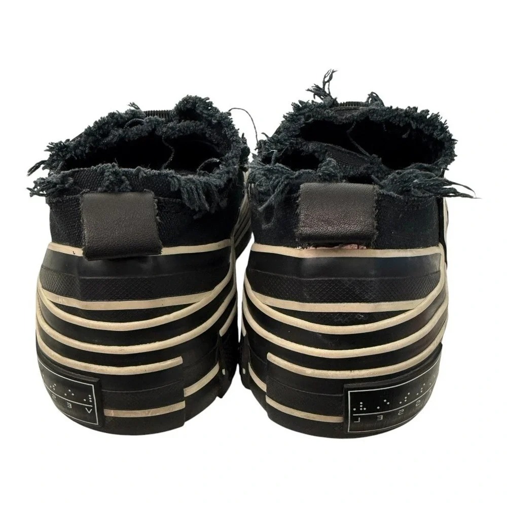 Yohji Yamamoto xVessel G.O.P. Lows Sneakers Womens 4 EUR 35 Black Deconstructed
